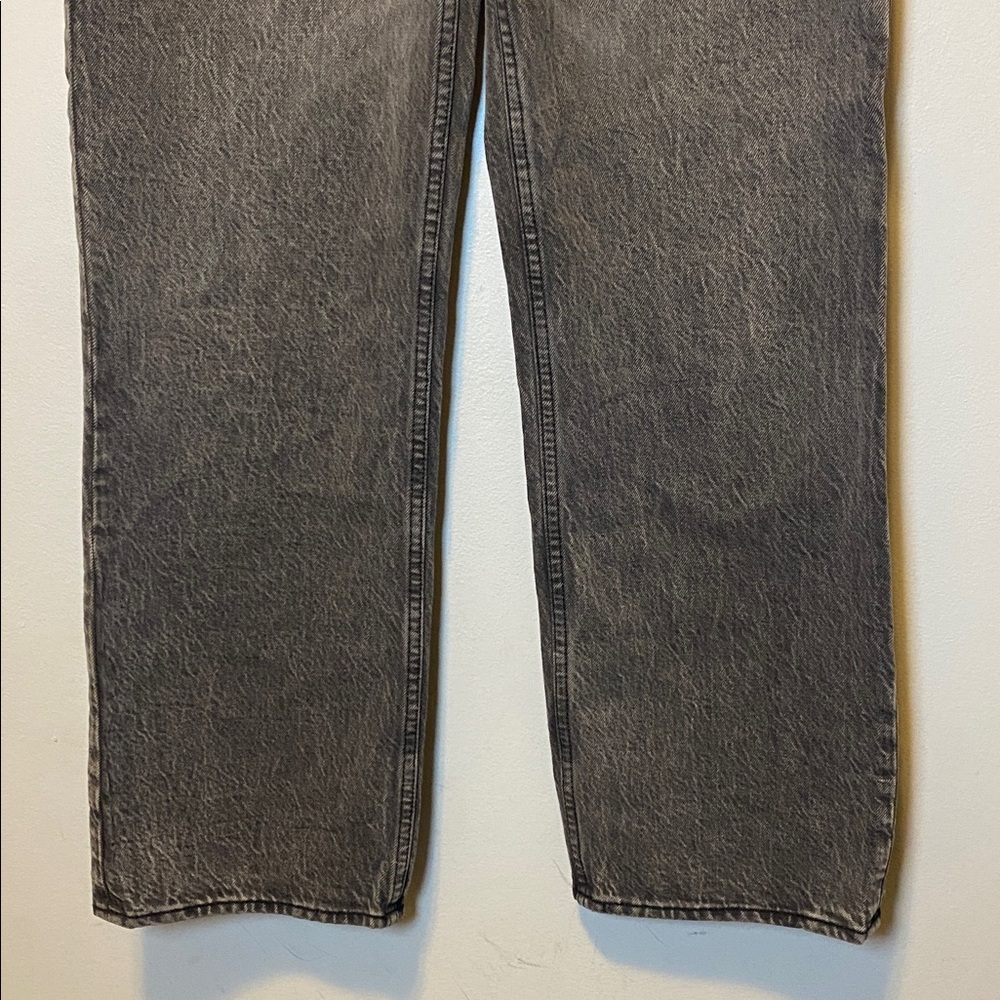 Abercrombie & Fitch The Loose High Rise Jeans Women’s 24 00 Gray Denim Baggy Leg - Picture 5 of 16